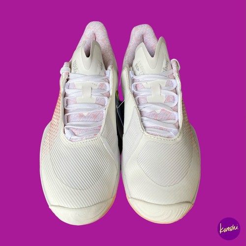 Wilson Scarpe da Tennis Donna Kaos Swift 1.5, Bianco/Tropical Peach UK4.5/EU 37 1/3 - Foto 2 di 6