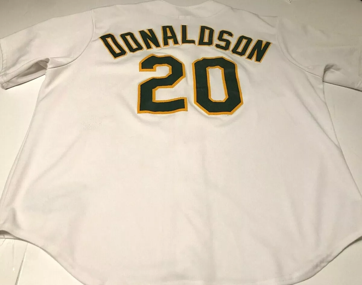 Oakland Athletics Josh Donaldson #20 MLB AL Majestic White