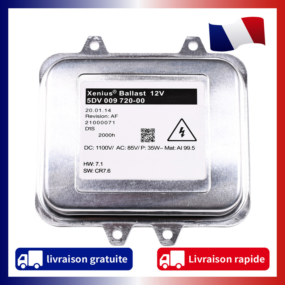 Ballast phare xénon 5DV009720000 à allumage instantané haute tension