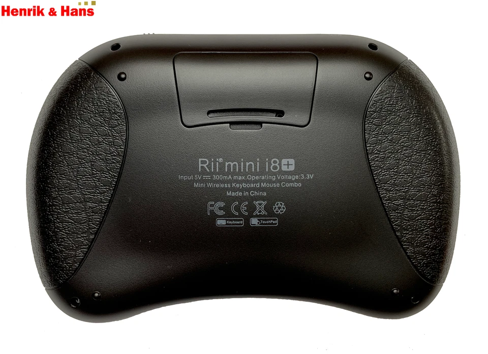 Rii i8+ SP Edition Funk Mini Kabellos Tastatur Touchpad Keyboard Hochglanz  DE - Bild 2 von 2