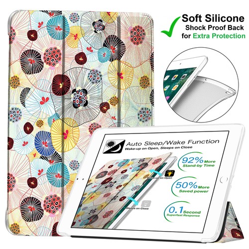 iPad Pro 11 1st 2nd 10.5 9.7 10.9 7.9 Case Soft Smart Magnetic Cover Color Grid - Picture 101 of 151