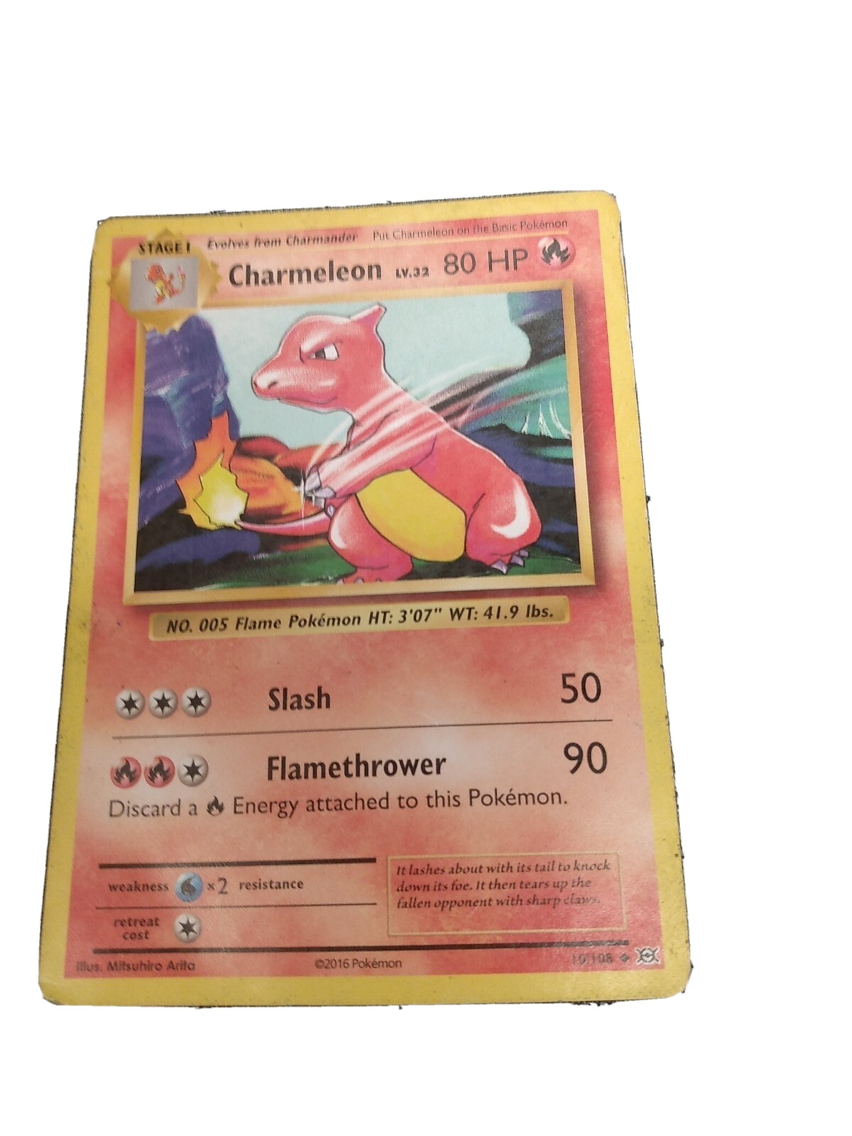 Charmeleon 10/108 - Uncommon Pokemon Card - Evolutions Set (2016) - NM |  eBay