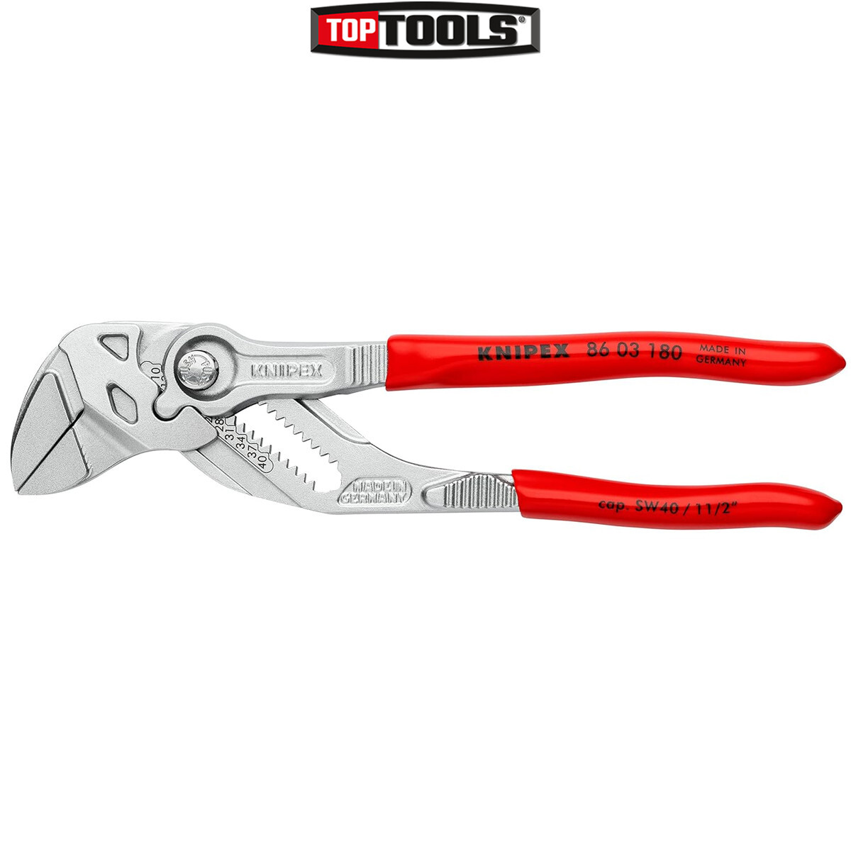 Knipex 86 03 180 Chrome Plier Wrenches 180mm