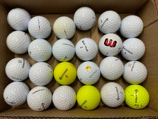24 - TAYLORMADE Assorted Models NEAR MINT AAAAA Played Golf Balls FREE SHIP P