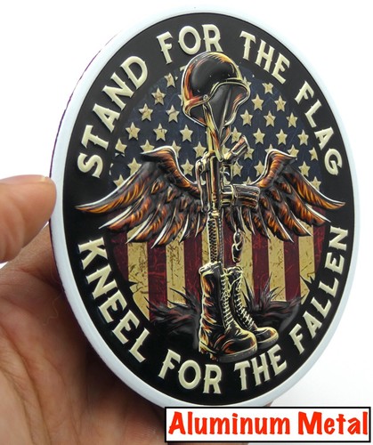 ALUMINUM US Army VETERAN Stickers Military Decals Motorcycle, Car Emblem 3.5" - Picture 5 of 6
