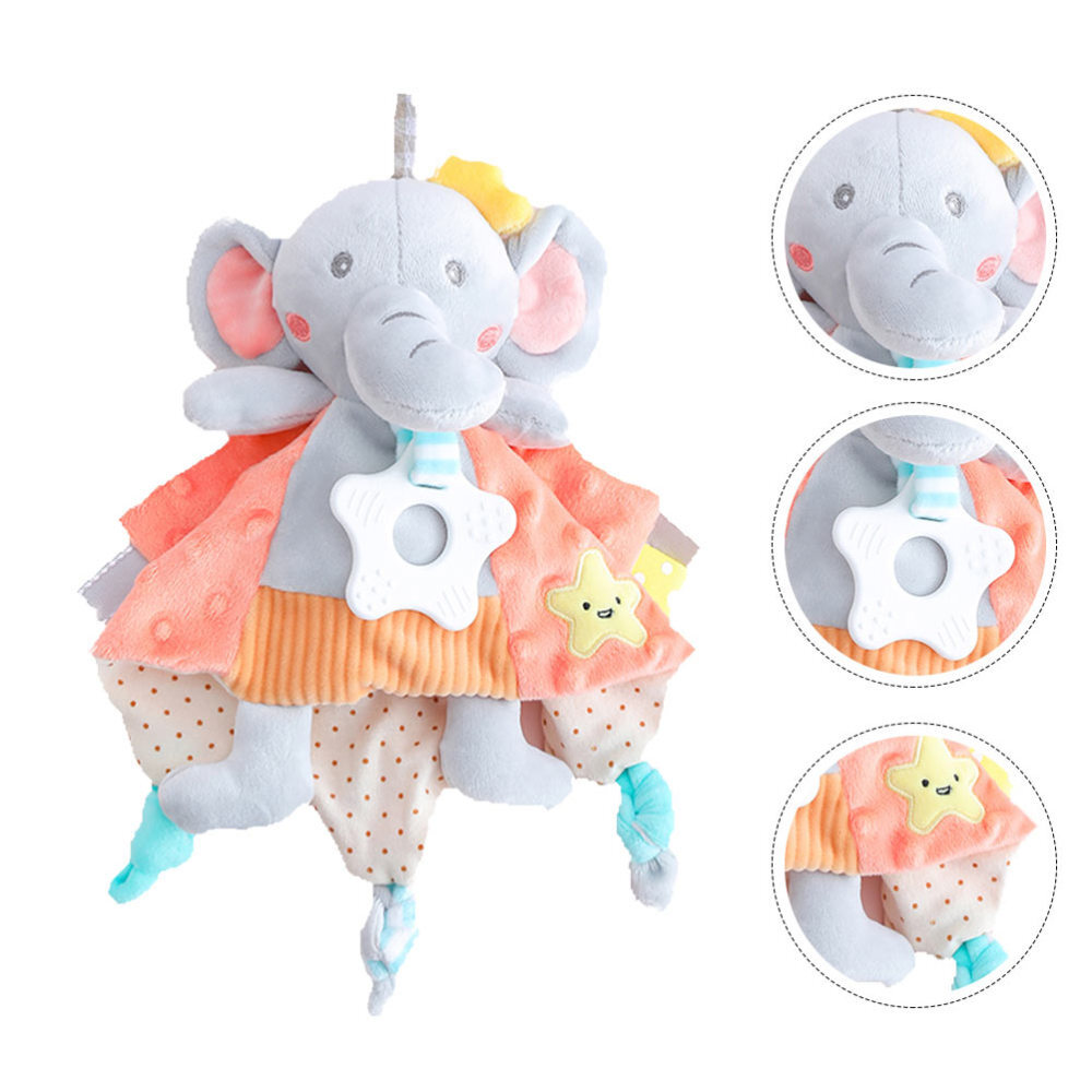 Elephant Soother Baby Plush Animal Blanket Cartoon Toy Bite eBay