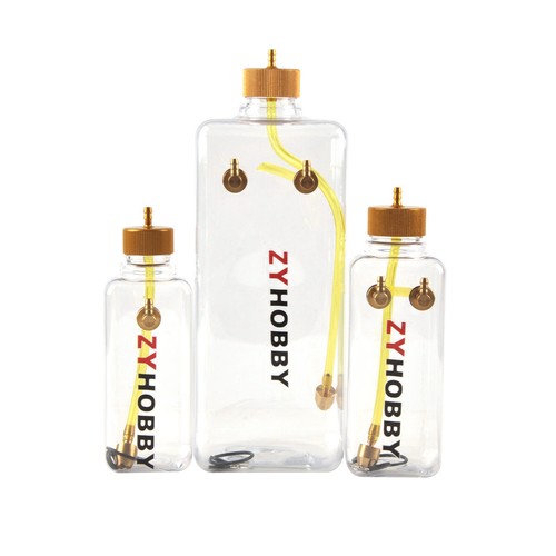 2 Piece 360ML Fuel Tank Golden Material Cap For Gas RC Airplane/RC Model - Picture 7 of 17