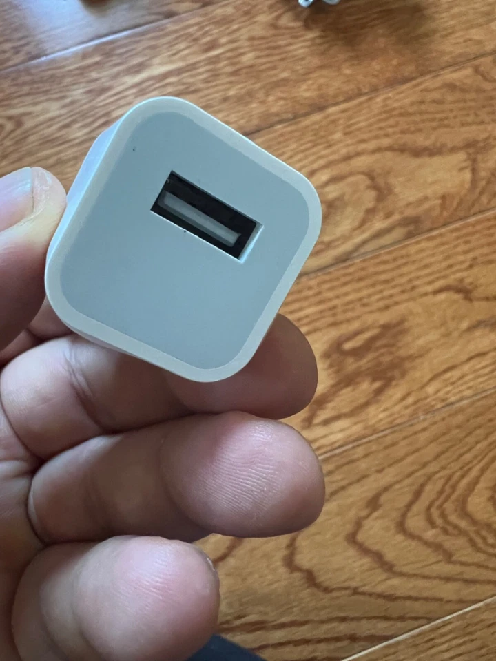 Original Para Apple iPhone Cargador Original 5w Pared USB Adaptador de Corriente Cubo Lote  Foto 2 de 3