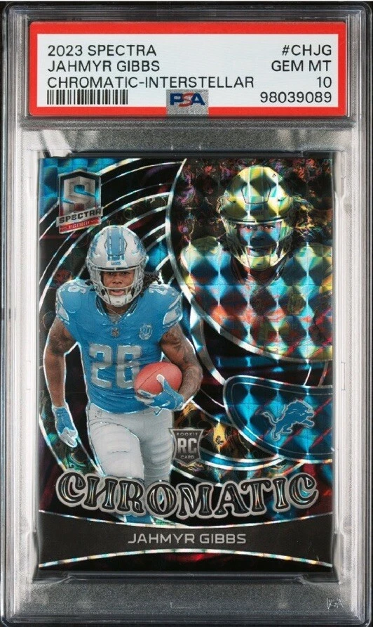 Jahmyr Gibbs Panini Spectra Chromatic #CHJG Interstellar