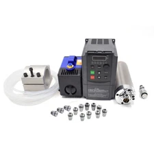 2.2KW ER20 CNC Spindle Motor Water Cooled VFD Inventer Mount Bracket Collet 85mm