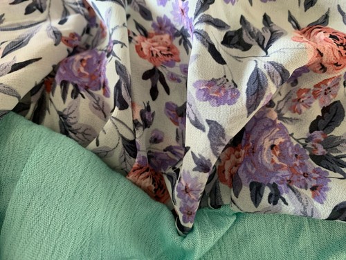 NWT ALLISON NEW YORK Smocked Floral Skirt Size Med - Picture 5 of 5