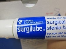 Surgilube surgical lubricant jelly sterile 2 oz