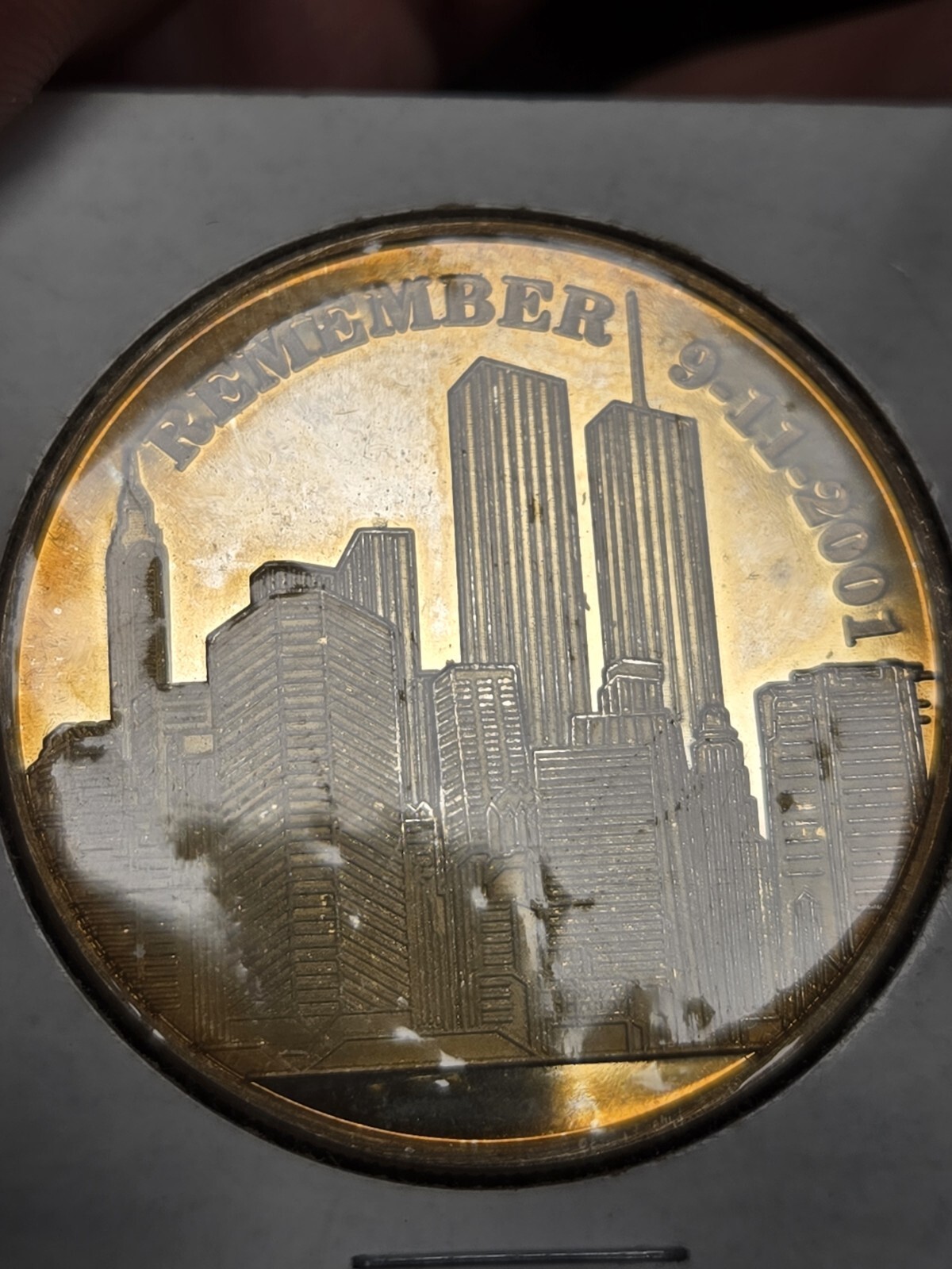 1 troy oz .999 Silver Round REMEMBER 9-11-2001 September Sep 11 Coin ...