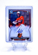 ANDERSON DE LOS SANTOS 2023 Bowman Chrome #CPA-ADS 1ST BOWMAN PROSPECT AUTO
