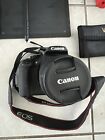 Canon Eos Rebel T6 Slr W/backpack Case And Accessories- Black