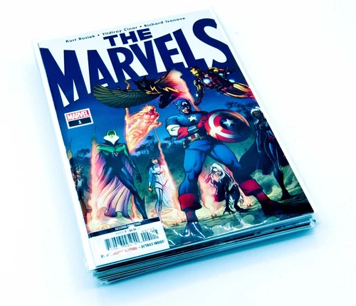Marvels The #1 2 3 4 5 6 7 8 9 10 11 12, Complete Set,Alex Ross,Kurt Busiek,NM