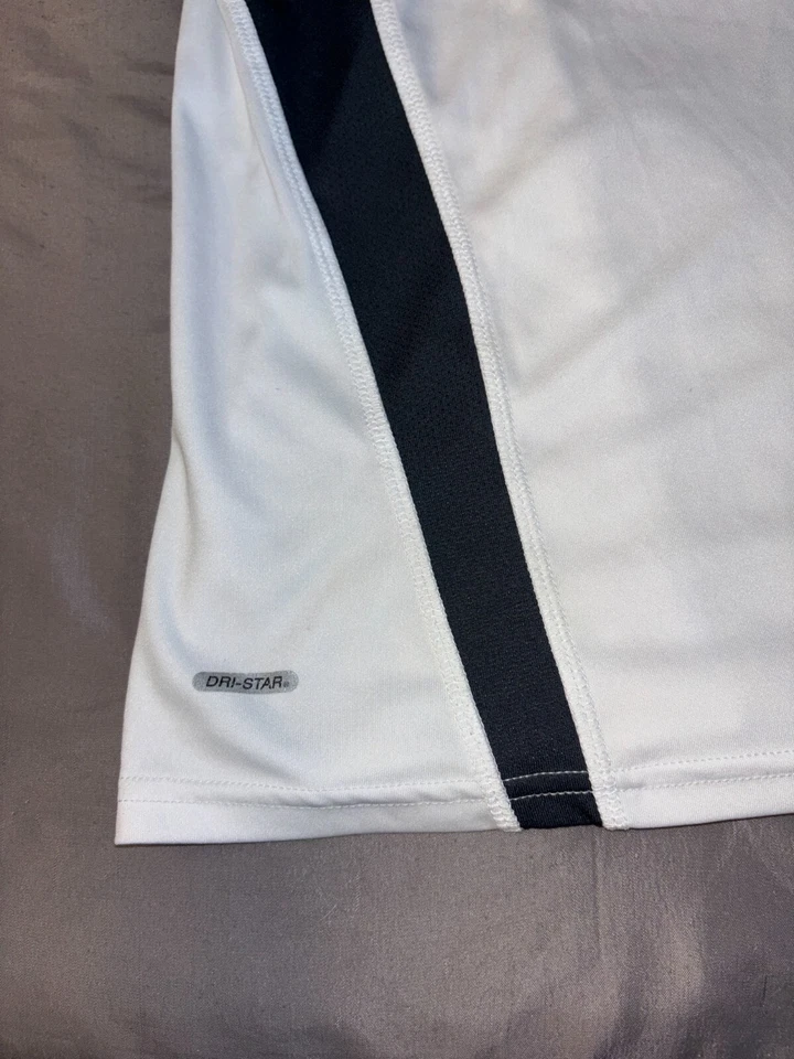 Starter Activewear Tank Top Boy Large White Black Stripes Crew Neck Athletic Fit - Image 4 of 4