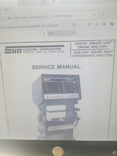 Sun Electric Sleuth 1 2 Engine Analyzer Service Manual Pdf Book Cd Sun Electric Sleuth 1 2 Engine Analyzer Service Manual Pdf Book Cd