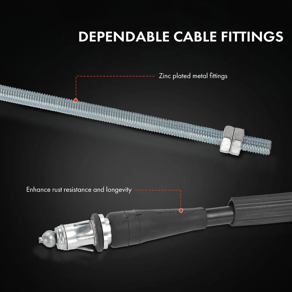 Cable de freno de estacionamiento para Chevrolet S10 1996-2003 GMC Sonoma Isuzu lado derecho trasero Foto 4 de 4