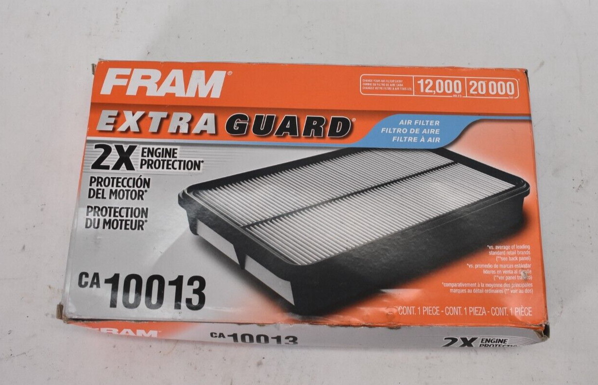Fram Extra Guard Air Filter Automotive Replacement CA10013 12000 Miles