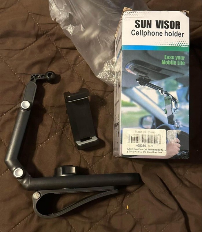 Cell Phone Holder for car, sun visor - new