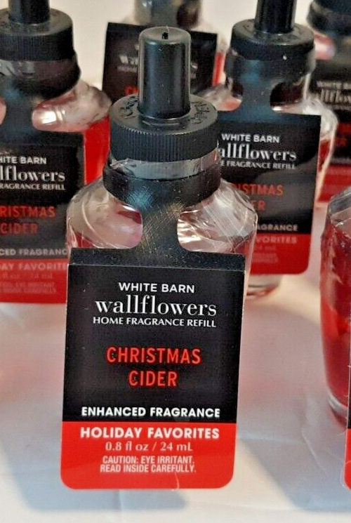 1 NEW BATH & BODY WORKS CHRISTMAS CIDER WALLFLOWER REFILL  PLUG-IN-image