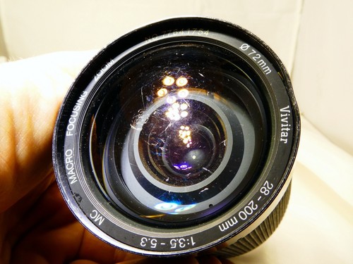 Vivitar 28-200mm F3.5-5.3 Manual Focus Lens For Pentax KA KR AS IS PARTS REPAIR - Picture 11 of 12