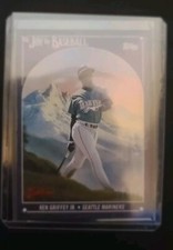2023 Topps X Bob Ross color match KEN GRIFFEY JR. PRUSSIAN BLUE # 35/50