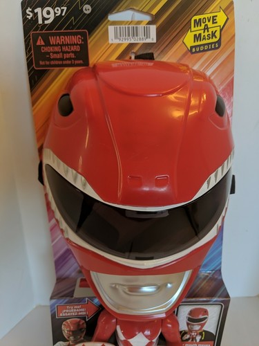 Power Rangers Red Ranger Move A Mask Buddies Toy Play Costume New NIB Disguise - Picture 2 of 11