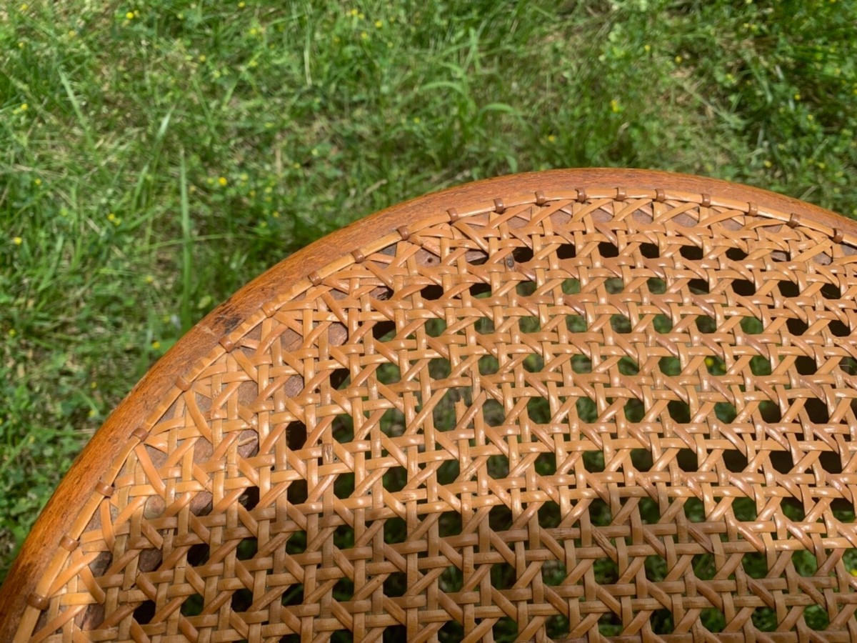 Antique Bentwood Jacob & Josef Kohn Cane Bistro Chair Vienna