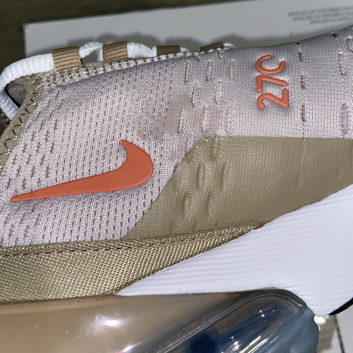 Nike Air Max 270 Men\'s Size 13 Shoes Cream Khaki Grey Rust DZ4396-200 NIKE Air Max 270 DZ4396 200 - Shiekh main image 2