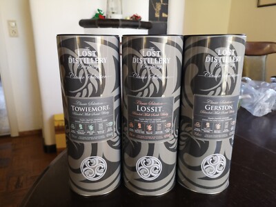 3x LOST DISTILLERY Classic Selection GERSTON TOWIEMORE LOSSIT 43% RARITÄTEN!!!