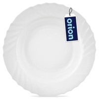 Tiefer Teller Essteller Speiseteller Aus Glas Weiß Luna 22,5 Cm 350 Ml