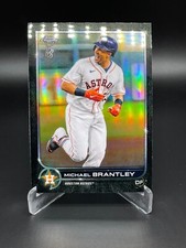 MICHAEL BRANTLEY 2022 Topps Chrome BEN BALLER Refractor! HOUSTON ASTROS #34