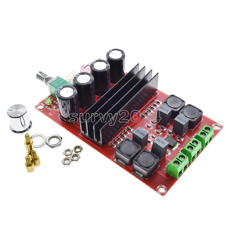 2x100W TPA3116 D2 Dual Channel Digital Audio Amplifier Board 12V-24V for Arduino