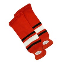2 Pairs Hockey Sock Lot Philidelphia Flyers Colors 20" Small NEW