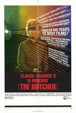 BUTCHER Movie POSTER 27x40 St phane Audran Jean Yanne Anthony Pass Pascal Ferone