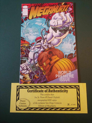 MEGAHURTZ Vol 1, No 1 Image Comics 1997 Book w/ C.O.A. & Signed