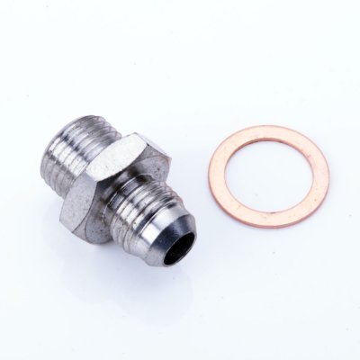 TRITDT Fits Garrett T3 TB03 Turbo Coolant Adapter Kit M16x1.5mm to 6AN