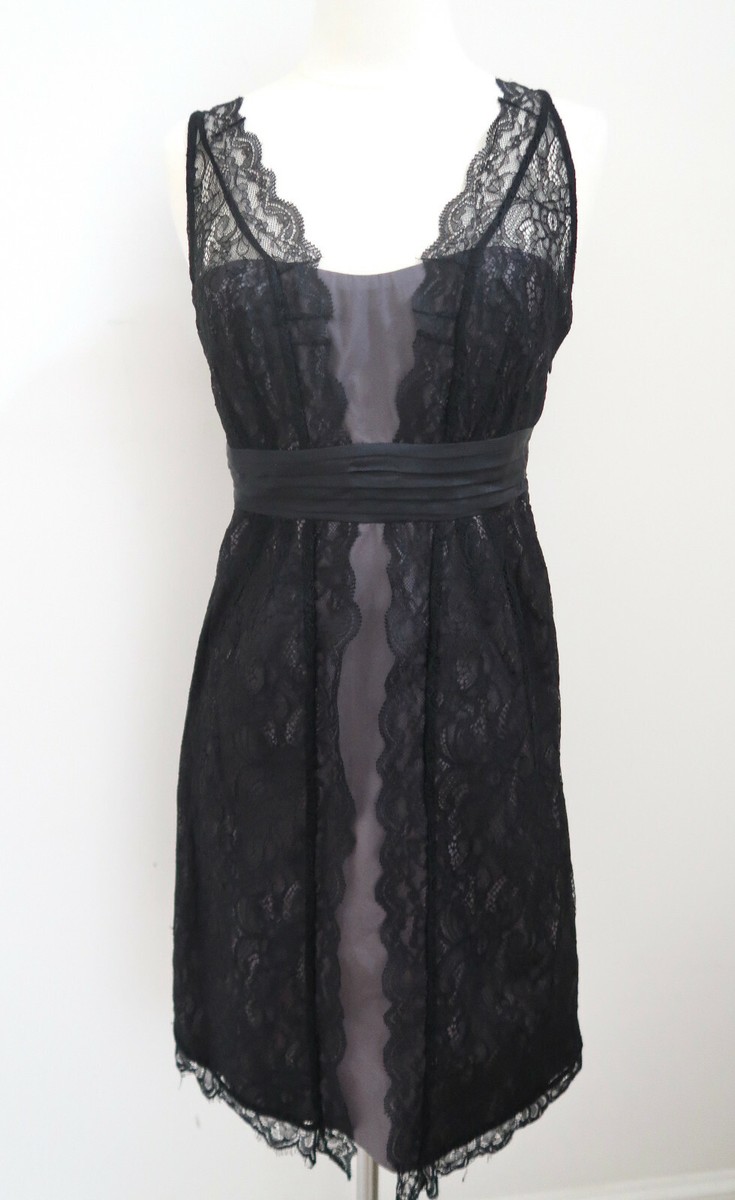 moulinette soeurs black lace dress Moulinette Soeurs Black & Cream Lace Dress Small Coquette Feminine Girly