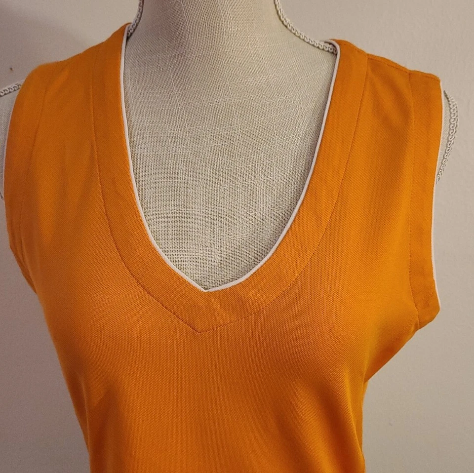 Camiseta sin mangas Callaway Golf para mujer mediana transpirable naranja poliéster Foto 2 de 4