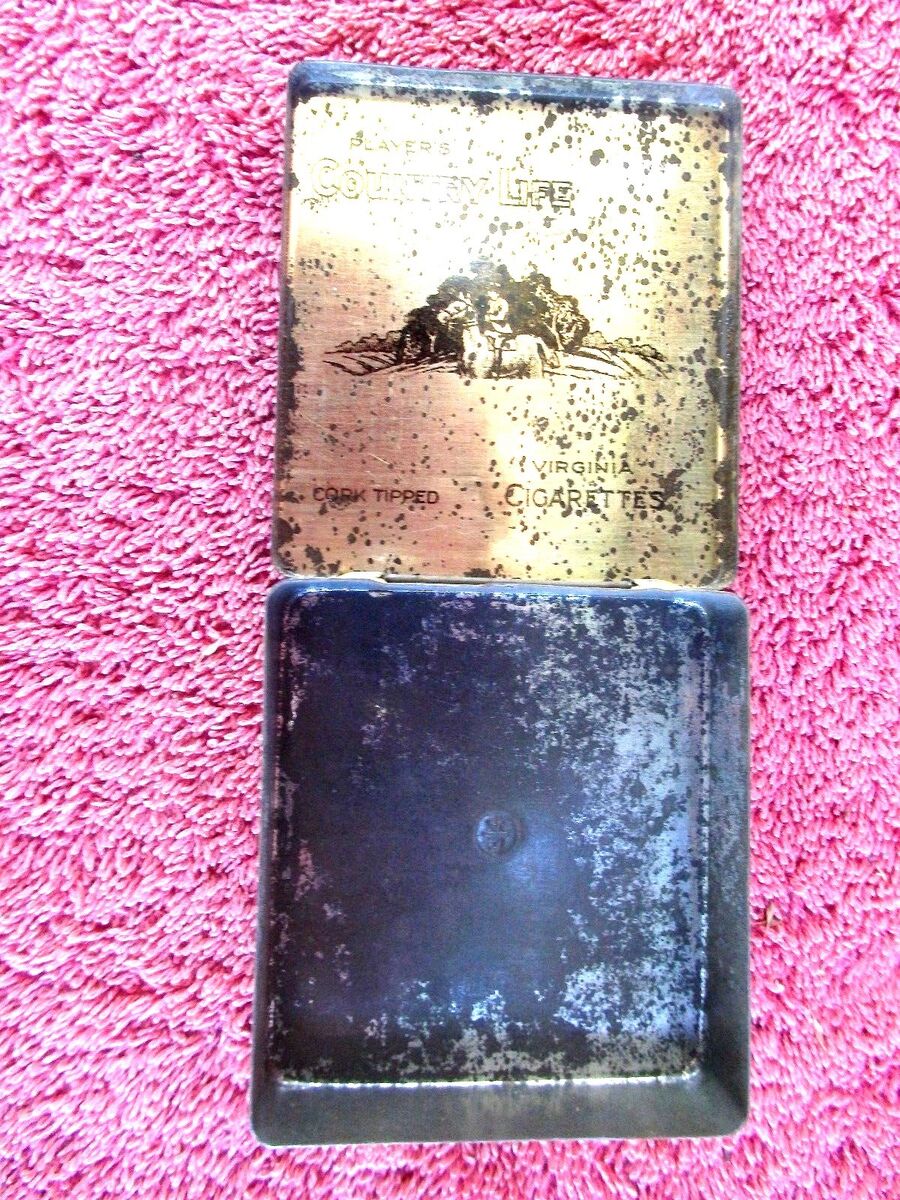 2 x Country Life Cigarette Tins - Excellent