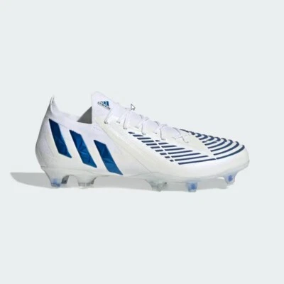 Adidas Unisex Predator Edge.1 Low FG Fußballschuhe / Weiß Blau / UVP 180€