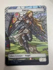 MTG English Angel Token Dominaria United SEA APAC Battlefield Mural Promo NM-