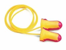 Howard Leight Laser Lite Corded Ear Plugs, Soft foam disposable earplugs