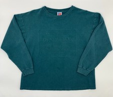 Vintage 80s Pendleton Logo Sweatshirt Women's Large Green Crewneck USA Made