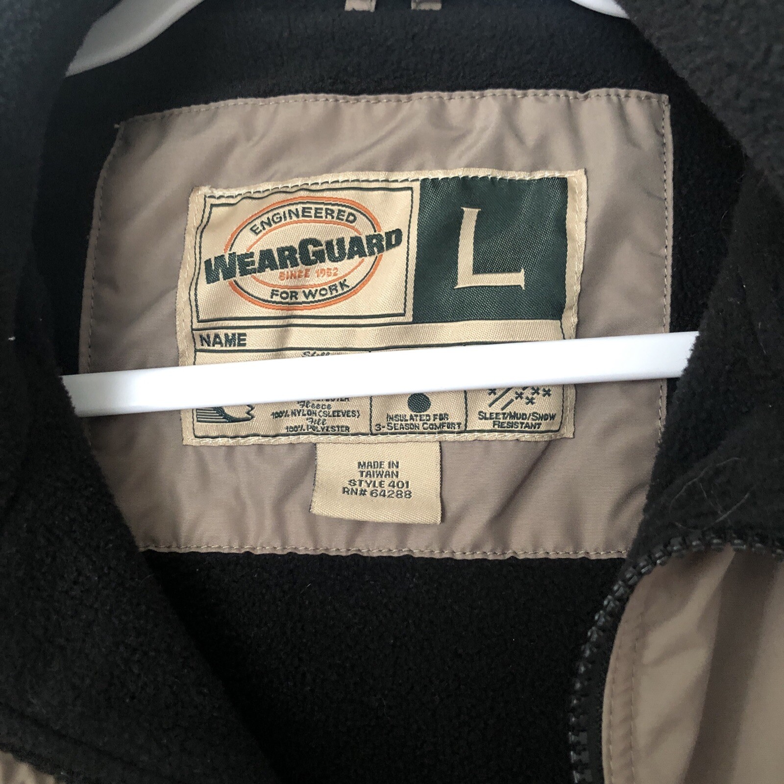 Vtge WEARGUARD STYLE 401 64288 3 SEASON SNOW RESISTANT JACKET COAT