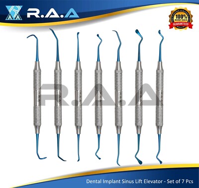 Sinus Lift Instruments Set Kit Dental Dentistry 7-Pcs Set Sinus Instruments #153