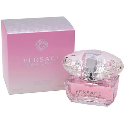 Versace Bright Crystal Eau De Toilette EDT Spray 1.7 oz 50 ml Perfume For Women