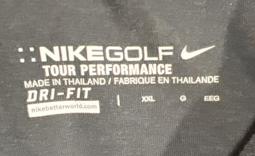 Nike Tour Performance Georgia Bulldogs Golf Men’s Polo Shirt Gray Size XXL - 第 3/7 張圖片